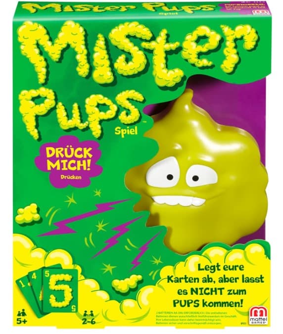 Mattel Games Mister Pups – das verrückte Reaktionsspiel für die Familie