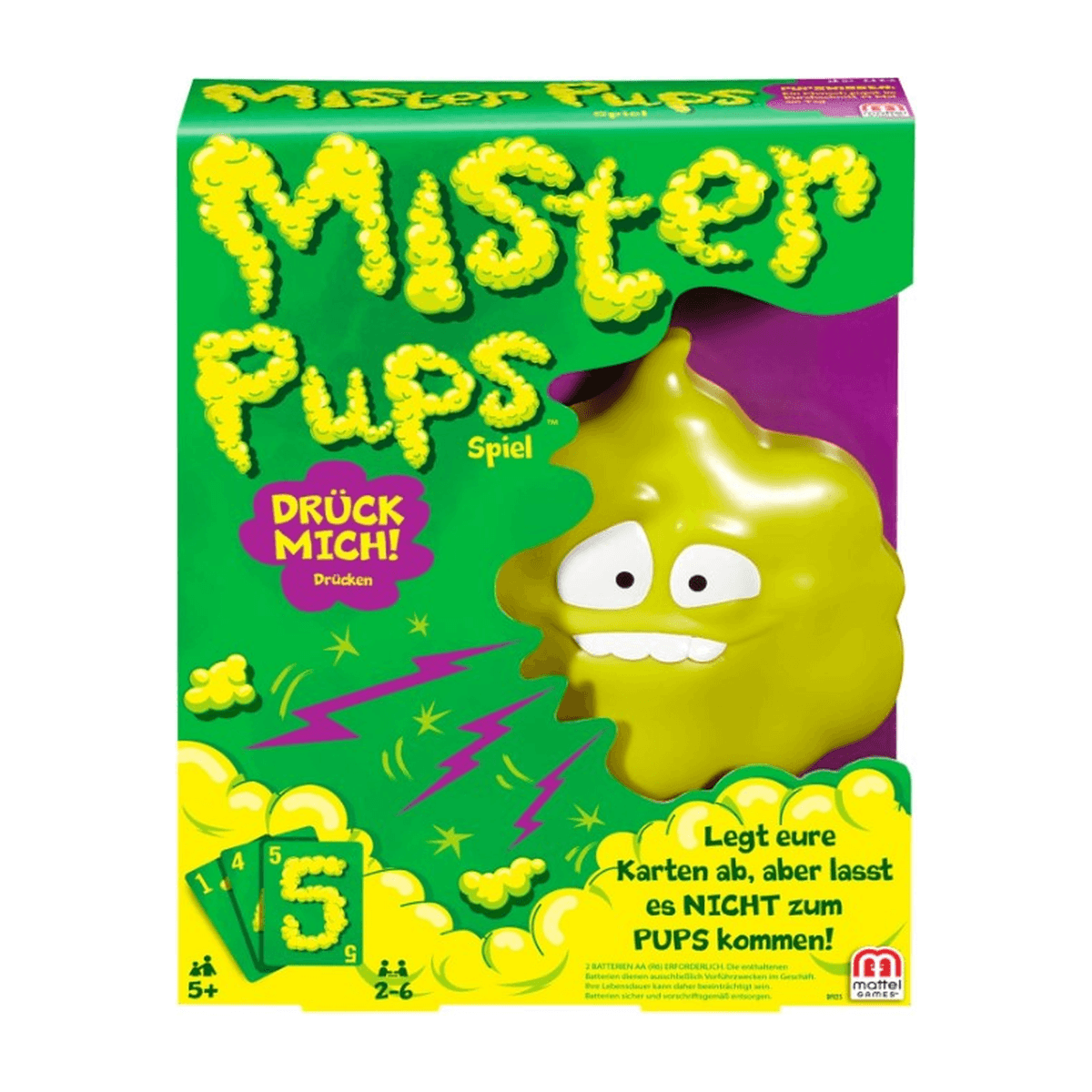 Mattel Games Mister Pups – das verrückte Reaktionsspiel für die Familie