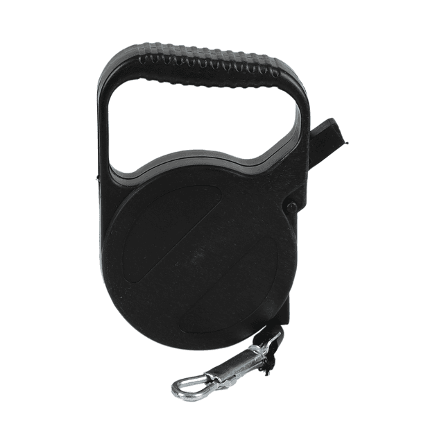 Dogi Automatik-Leine, Schwarz, 3 m, bis 18 kg