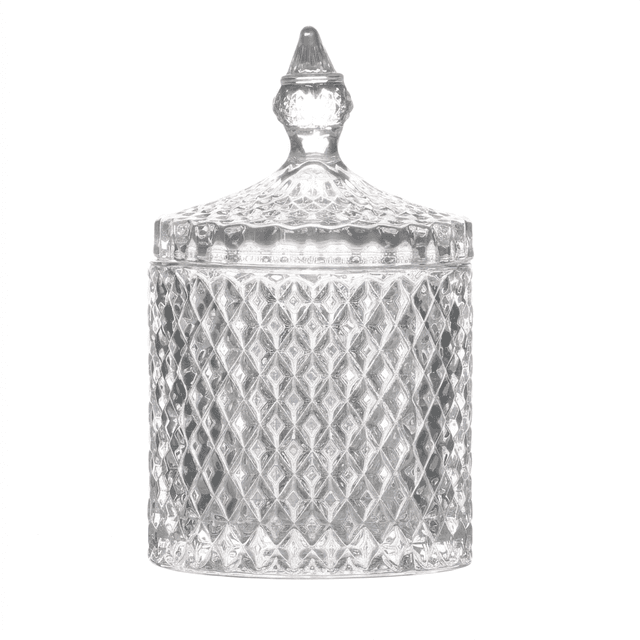 Dekoratives Bonbonglas, gross, D 10,5 cm, H 17,5 cm