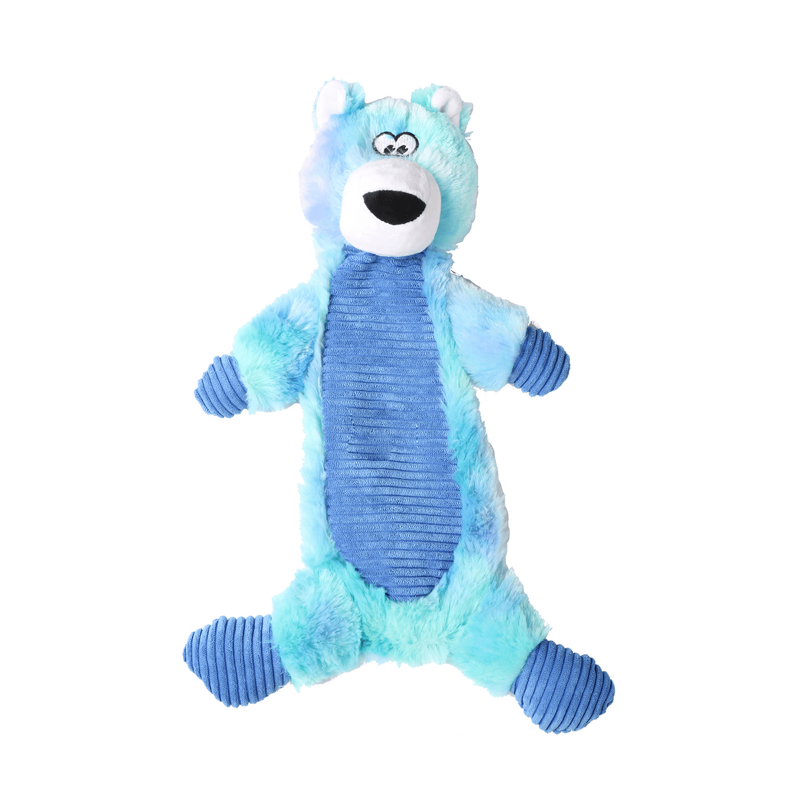Dogi Plüsch-Hundespielzeug mit Sound, Blau, 45 cm