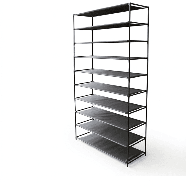 Schuhregal mit 10 Ebenen, 93 x 30 x 156 cm