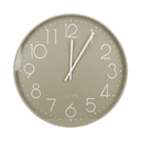 Wanduhr Big Ben 50 cm, Hellgrau – modernes Statement-Stück