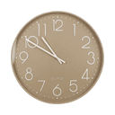 Wanduhr Big Ben 50 cm, Taupe – modernes Statement-Stück