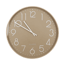 Wanduhr Big Ben 50 cm, Taupe – modernes Statement-Stück