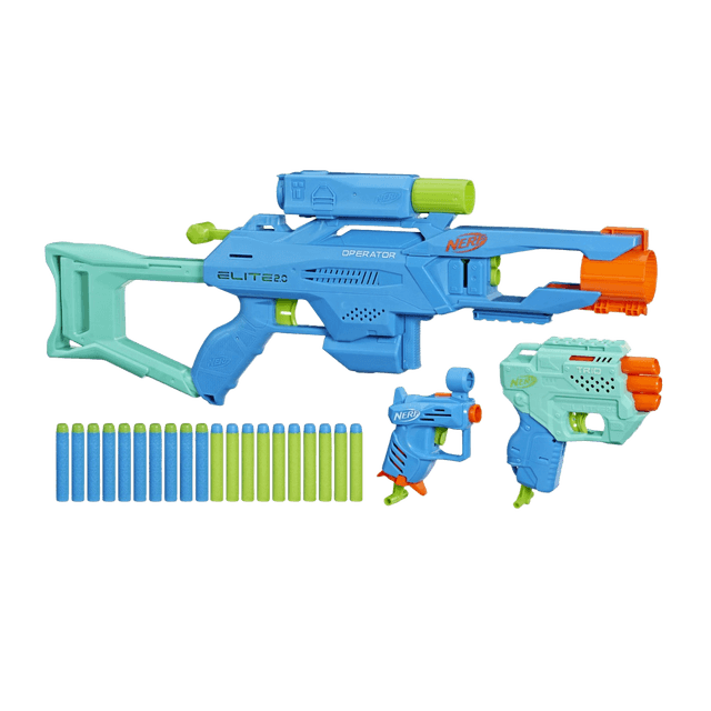 Nerf Elite 2.0 Tactical 3-Blaster Pack, Darts-Set