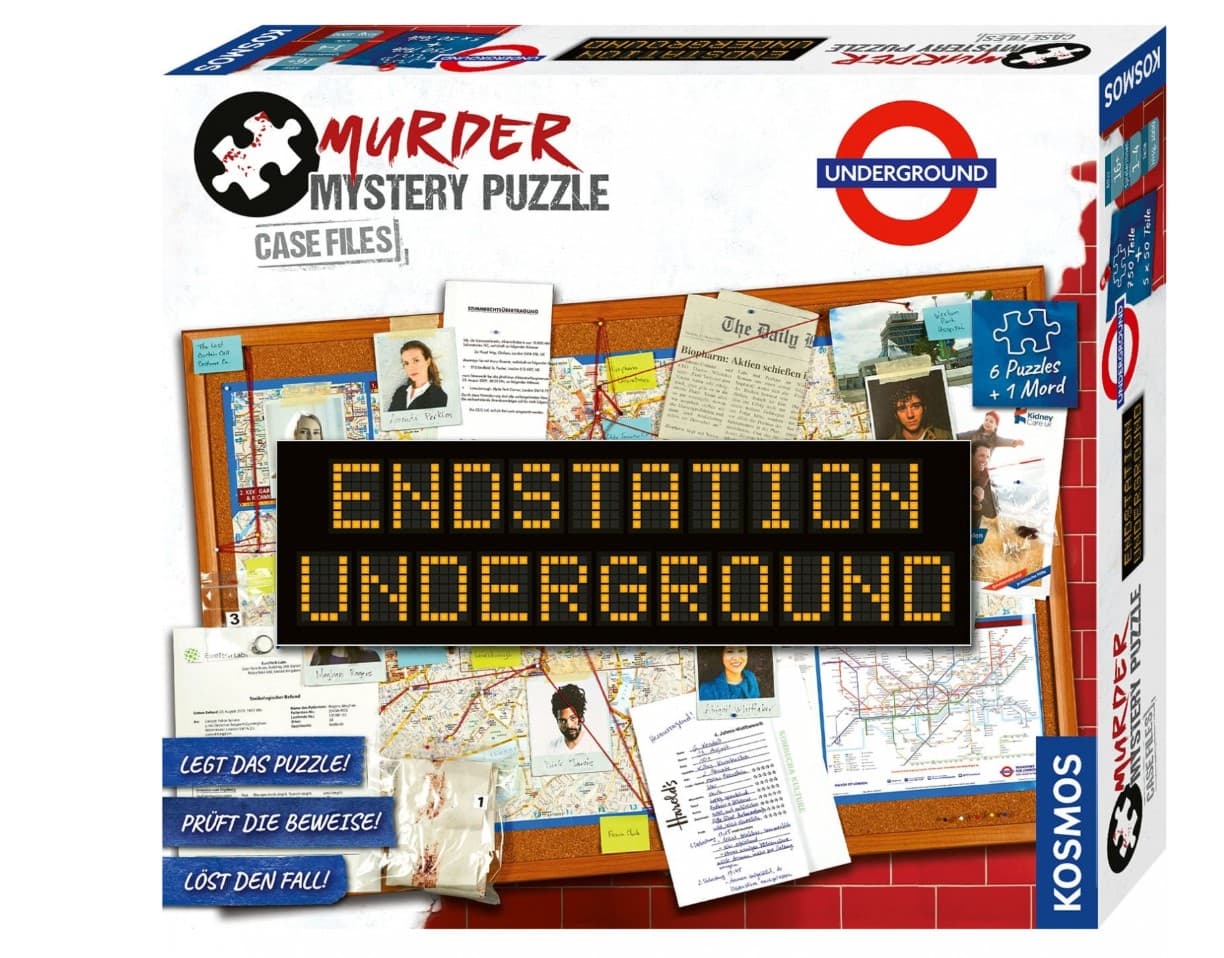 Murder Mystery Puzzle „Endstation Underground“, Erlebnispuzzle