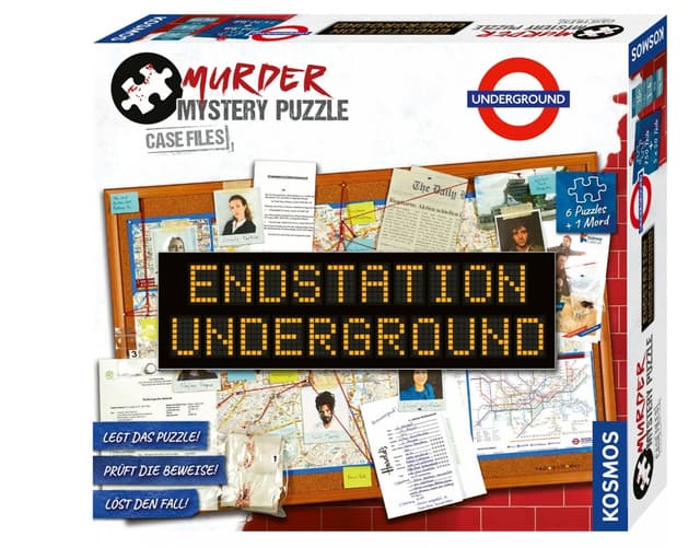 Murder Mystery Puzzle „Endstation Underground“, Erlebnispuzzle