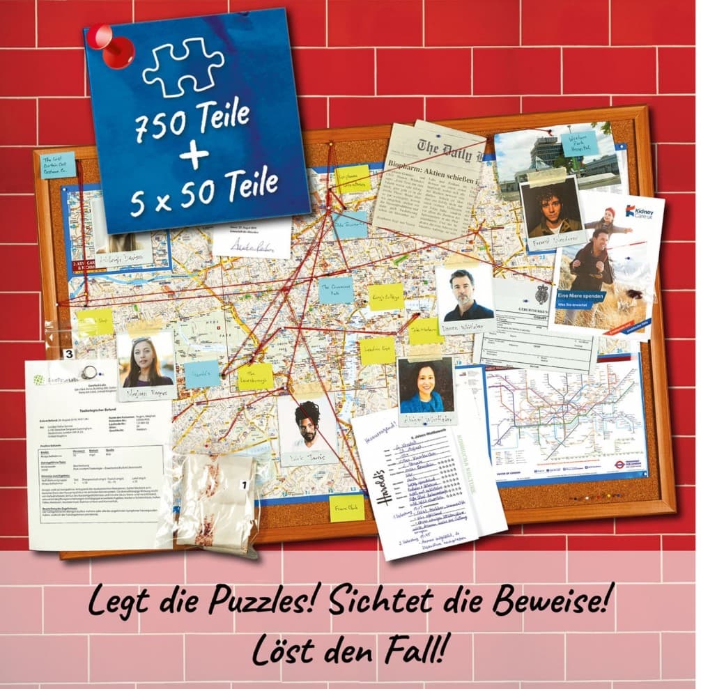 Murder Mystery Puzzle „Endstation Underground“, Erlebnispuzzle — 3