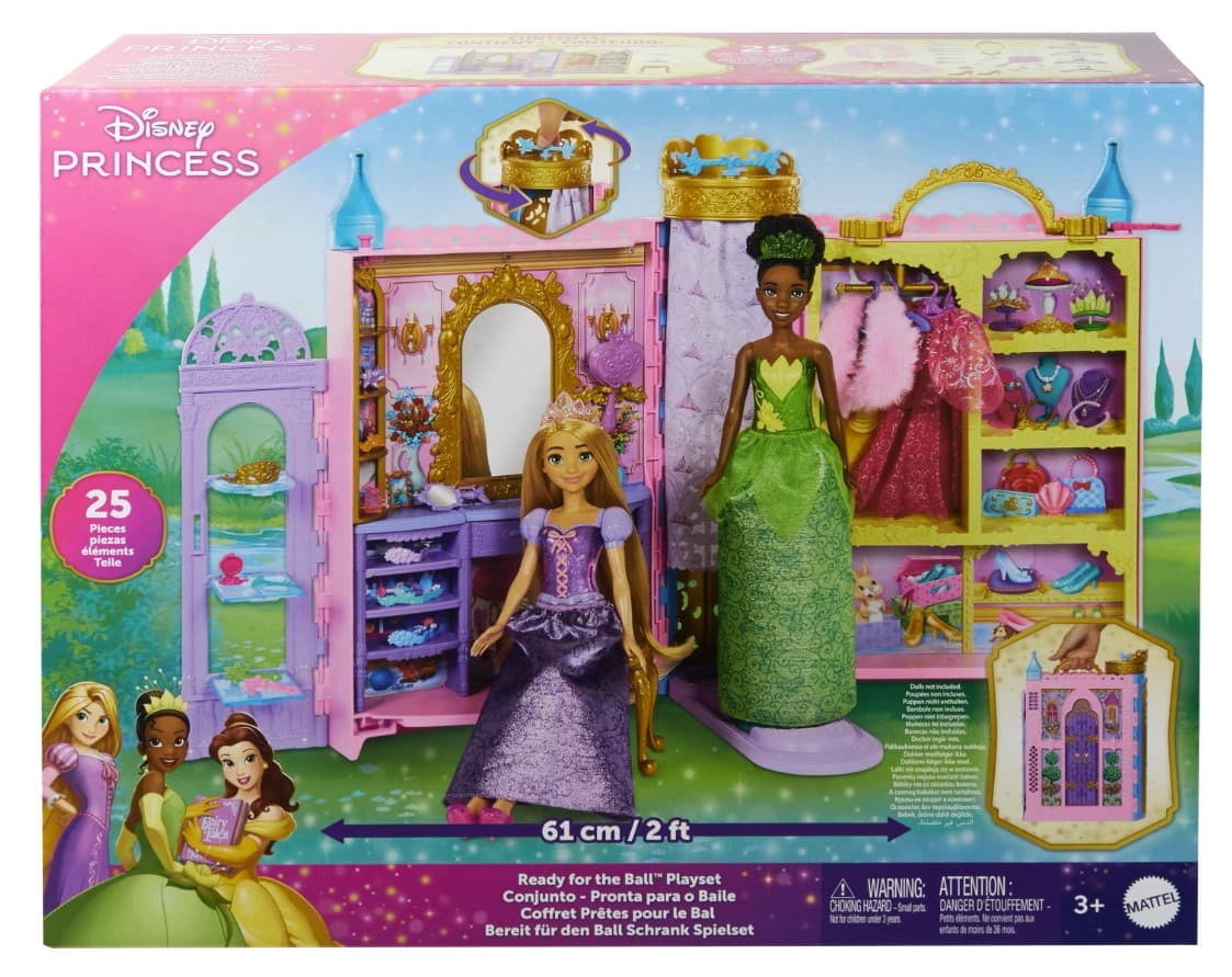 Disney Princess Kleiderschrank – Bereit für den Ball, ohne Puppen