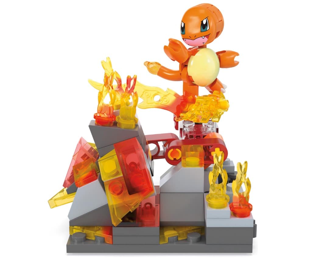 Mega Pokémon Glumanda Bauset mit feuriger Drehung — 2
