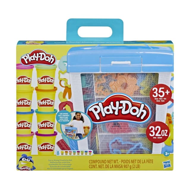 Play-Doh Knetkoffer mit 8 Dosen, Reiseset