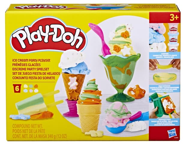Play-Doh Eiscreme Party Spielset mit 340 g Knete