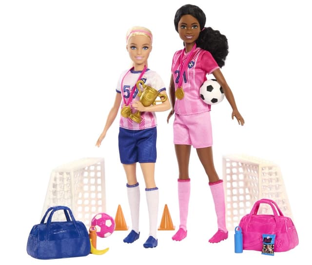 Barbie Karriere-Spielset: 2 Fussballspielerinnen & Zubehör