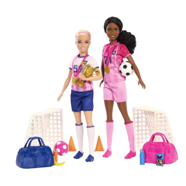 Barbie Karriere-Spielset: 2 Fussballspielerinnen & Zubehör
