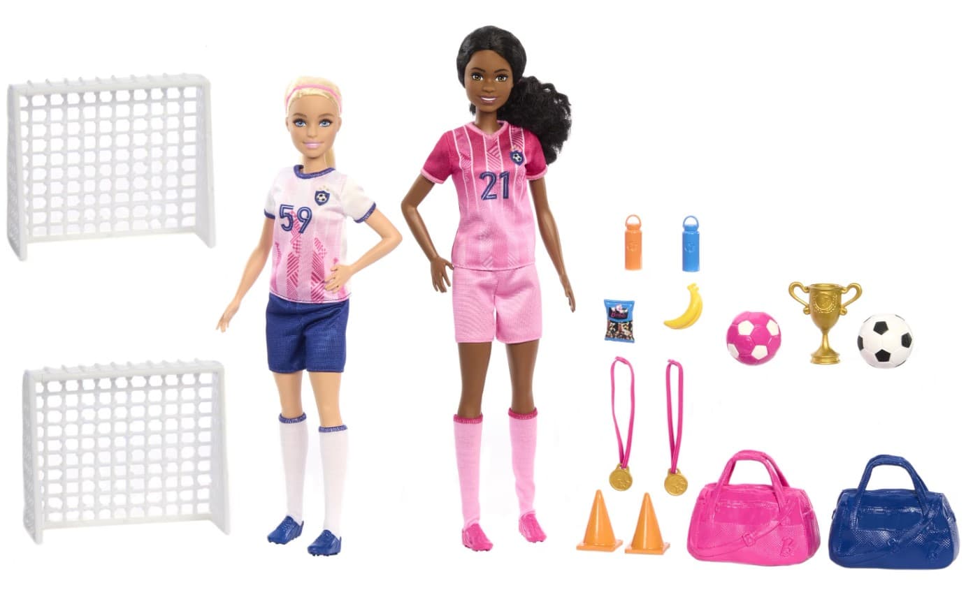 Barbie Karriere-Spielset: 2 Fussballspielerinnen & Zubehör — 2