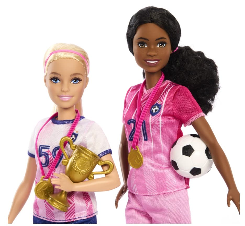 Barbie Karriere-Spielset: 2 Fussballspielerinnen & Zubehör — 3