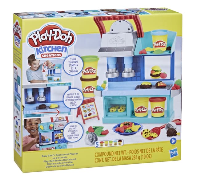 Play-Doh Kitchen Creations Buntes Restaurant, 2-seitig