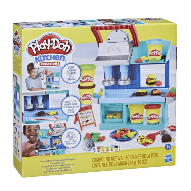 Play-Doh Kitchen Creations Buntes Restaurant, 2-seitig