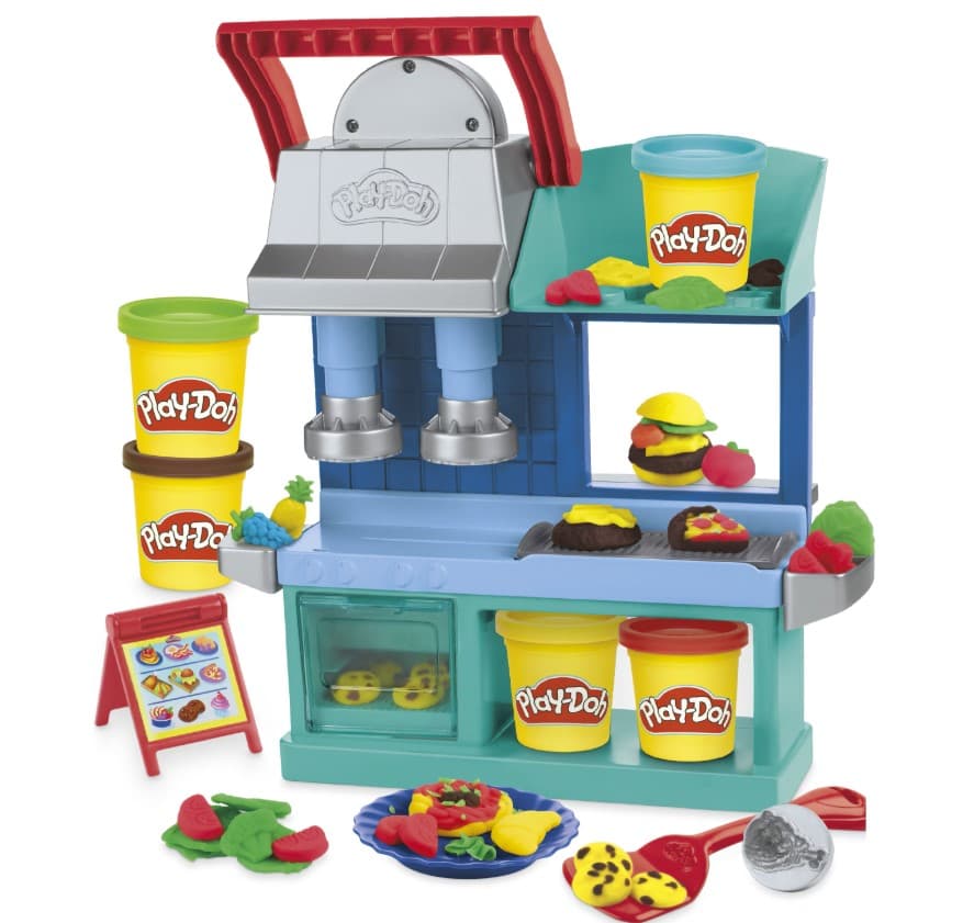 Play-Doh Kitchen Creations Buntes Restaurant, 2-seitig — 2