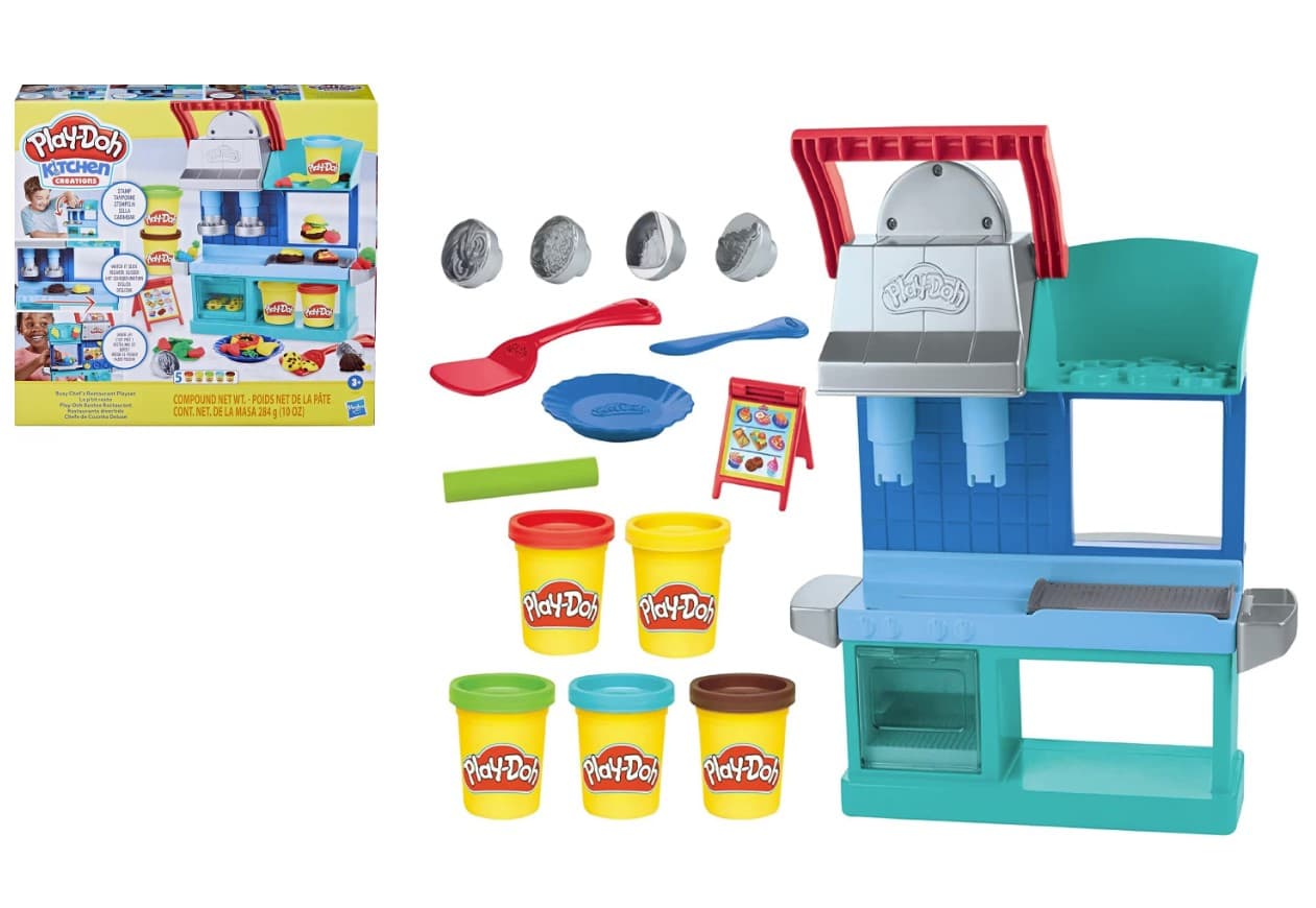 Play-Doh Kitchen Creations Buntes Restaurant, 2-seitig — 3