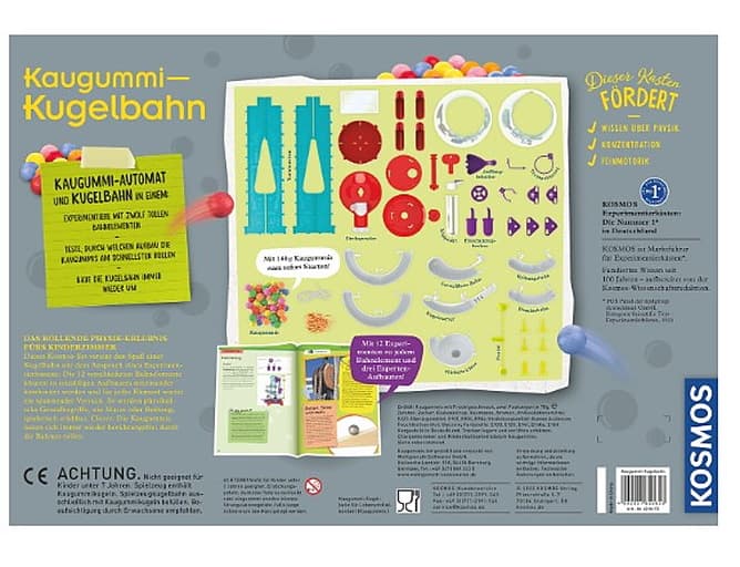 Kosmos Kaugummi-Kugelbahn für Kinder, Experimentier-Bausatz — 2