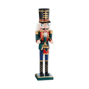 Traditioneller Nussknacker Holzfigur, Trommler, 38 cm