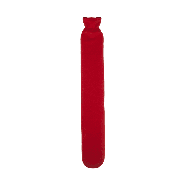 Wärmflasche Schlauch, Extra Lang, 2 Liter, Rot