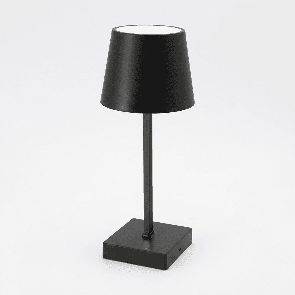 LED-Tischleuchte mit Touchfunktion, Schwarz, kompakt