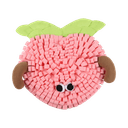 Dog & Kats Snuffle Mat in Soft Fleece, Peach Design
