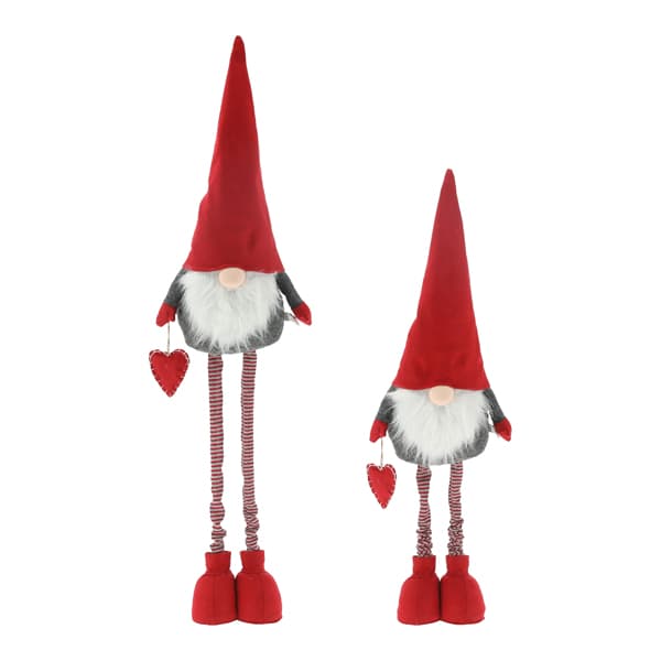 Weihnachtswichtel Udo mit Teleskopbeinen, ausziehbar auf 120 cm
