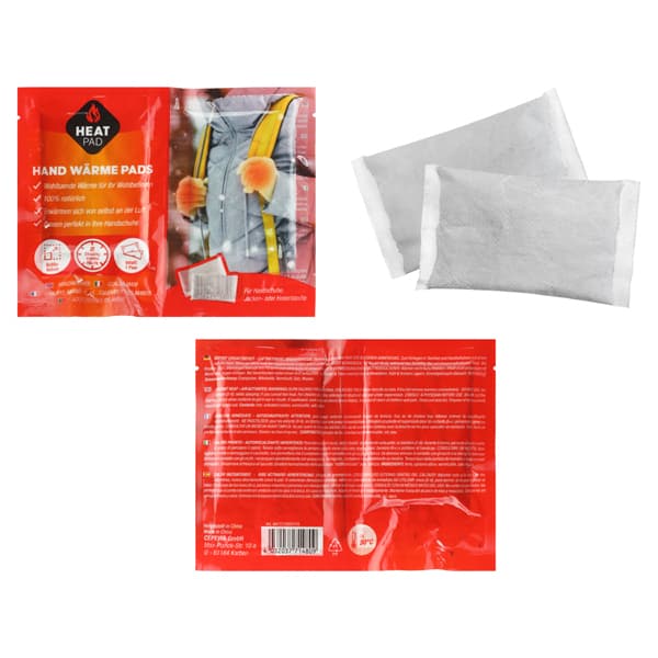 Handwärmer mit Aktivkohle, 2er Set