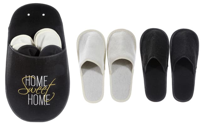 Gäste-Pantoffelset Home Sweet Home, 4-teilig