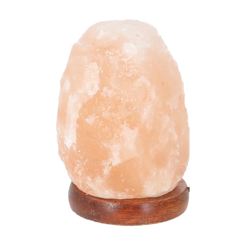Salzkristall-Leuchte mit USB, D 8 cm, Höhe 12 cm