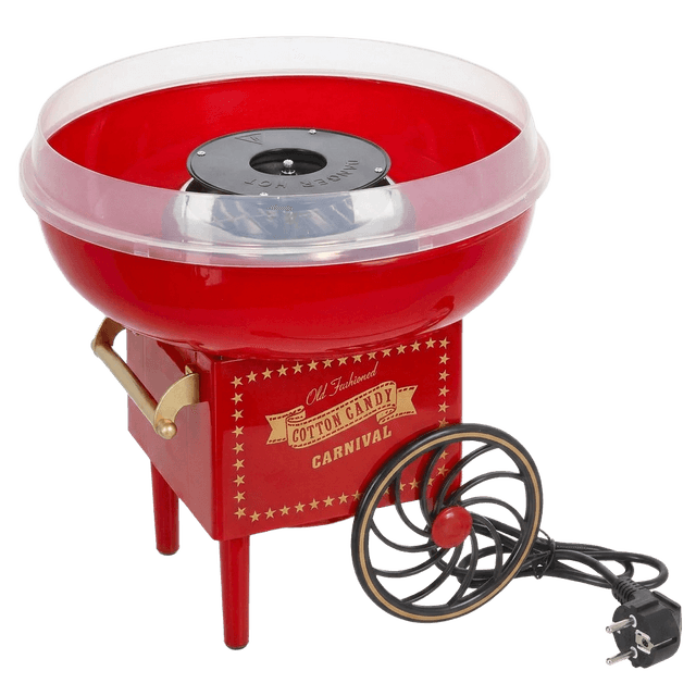 Zuckerwatte-Maschine im Retro-Design, rot, 500 W
