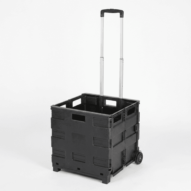 Einkaufstrolley mit Klappbox, belastbar bis 20 kg