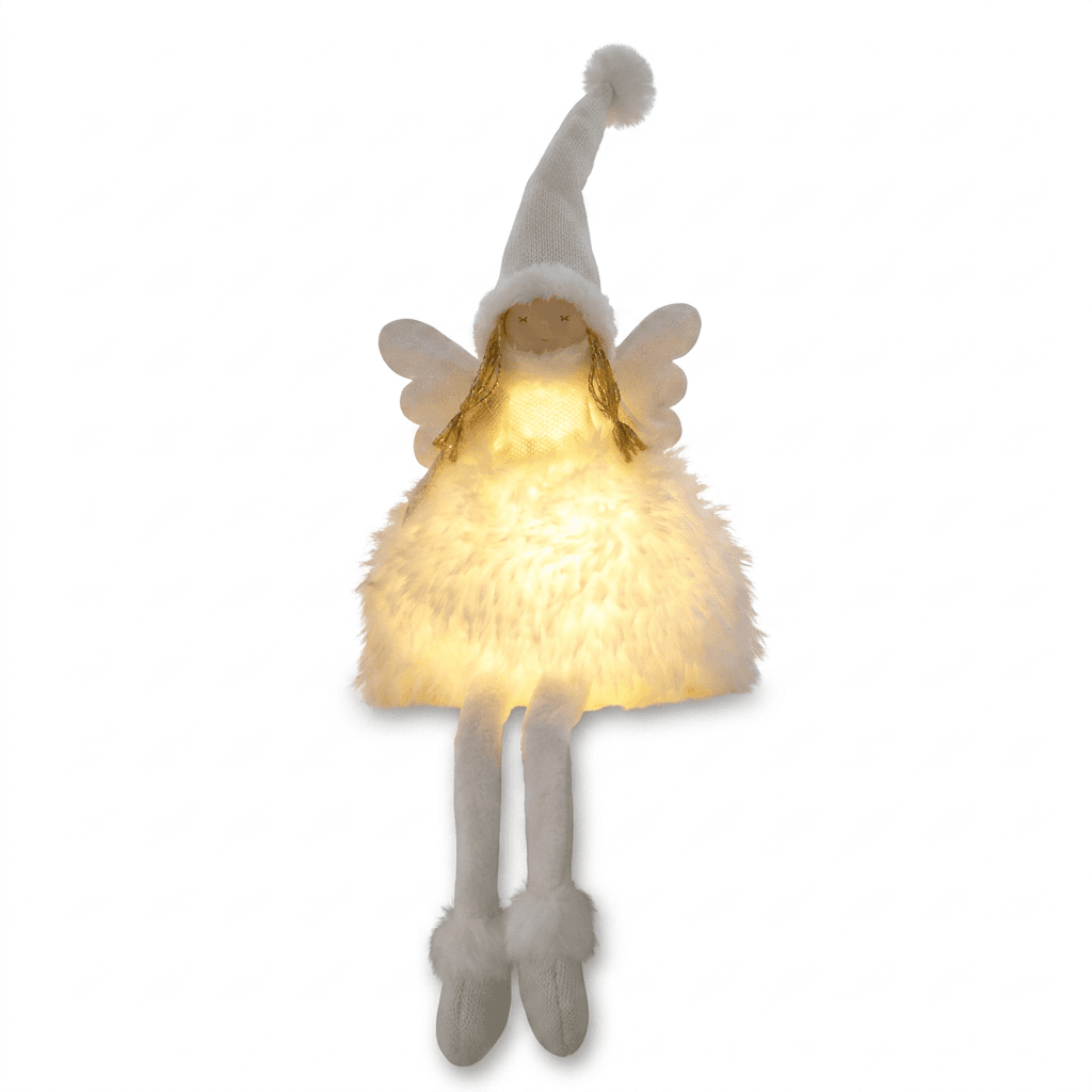 LED Kantenhocker Engel, H 60 cm mit warmweissem Licht