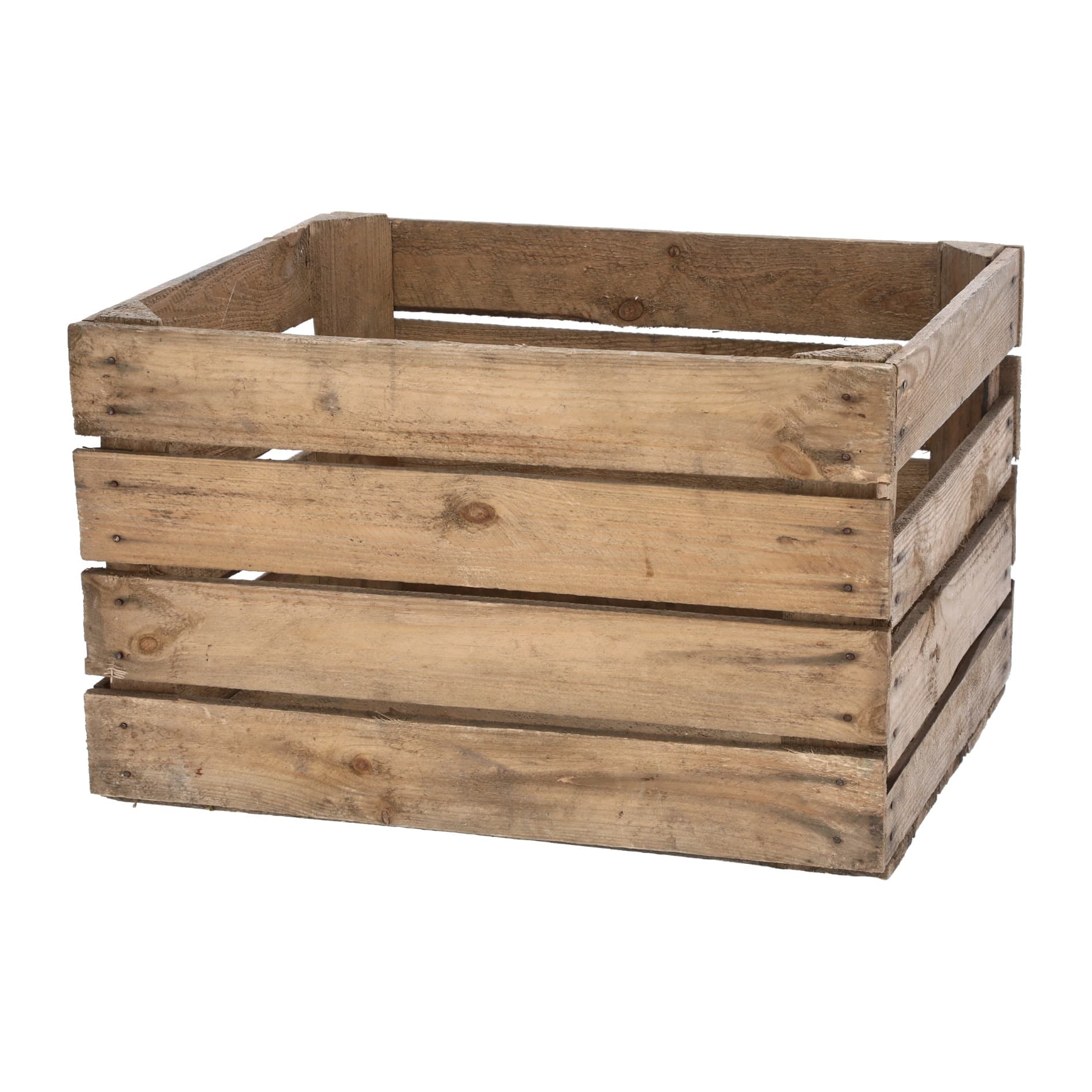 Rustikale Obstkiste aus Holz, Vintage Used Look – Unikat